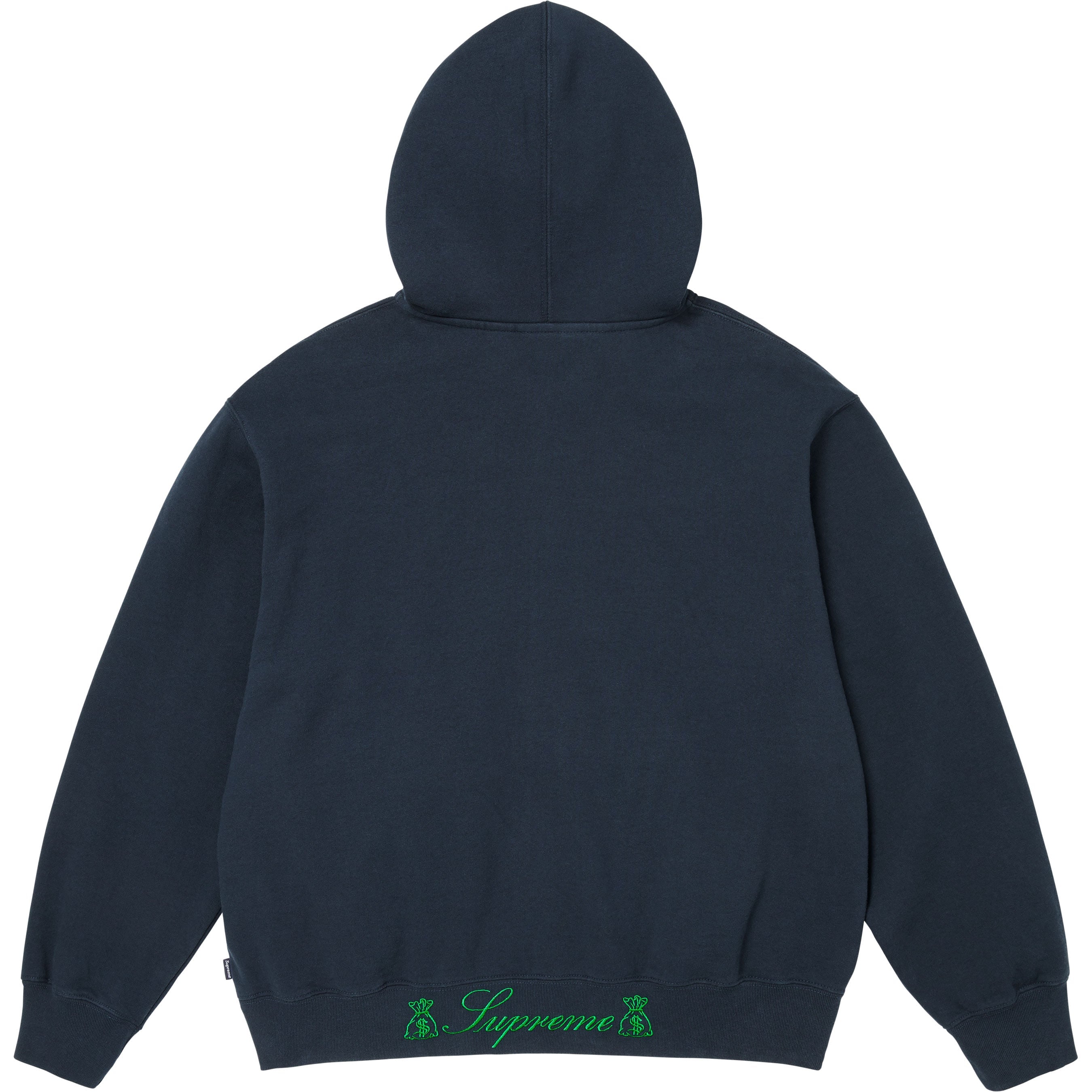 God Over Money Zip Up Hooded Sweatshirt view 4